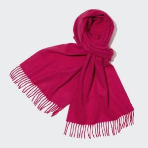 Echarpes Uniqlo Cashmere Femme Rose | 3230973