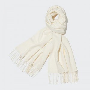 Echarpes Uniqlo HEATTECH Femme Blanche | 5965529
