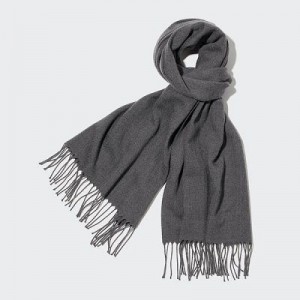 Echarpes Uniqlo HEATTECH Femme Grise | 6861671