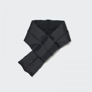 Echarpes Uniqlo HEATTECH Lined Padded Femme Noir | 3639136