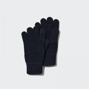 Gant Uniqlo HEATTECH Homme Bleu Marine | 40800