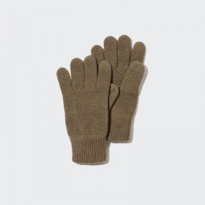 Gant Uniqlo HEATTECH Homme Marron | 5468060