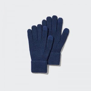 Gant Uniqlo HEATTECH Knitted Femme Bleu | 4056795