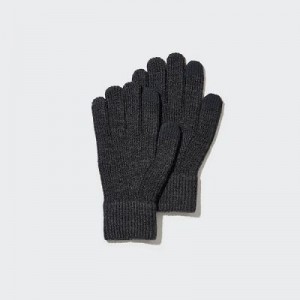 Gant Uniqlo HEATTECH Knitted Femme Noir | 6730905