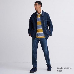 Jean Uniqlo EZY Ultra Stretch Femme Bleu | 8495166