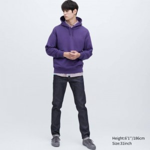 Jean Uniqlo Stretch Selvedge Slim Fit Homme Bleu Marine | 6085280