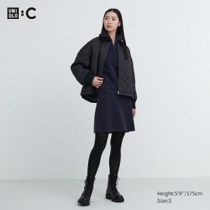 Jupes Uniqlo Premium Lambswool Mini Femme Bleu Marine | 8901531
