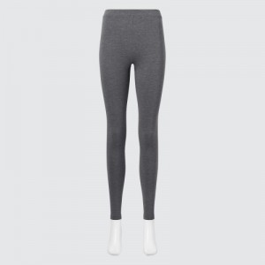 Leggings Uniqlo HEATTECH Cotton Extra Warm Femme Grise | 5825995