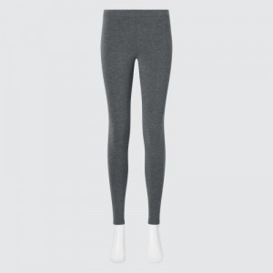 Leggings Uniqlo HEATTECH Ultra Warm Femme Grise | 5674062