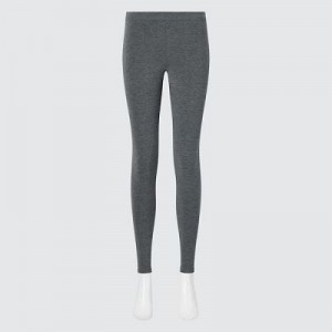 Leggings Uniqlo HEATTECH Ultra Warm Femme Grise | 9285343