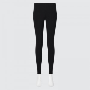 Leggings Uniqlo HEATTECH Ultra Warm Femme Noir | 9672181