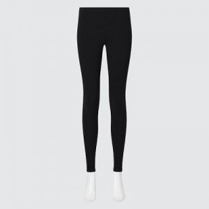 Leggings Uniqlo HEATTECH Ultra Warm Femme Noir | 7858743