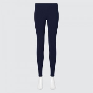Leggings Uniqlo HEATTECH Ultra Warm Femme Bleu Marine | 1174350