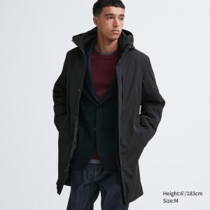 Manteaux Uniqlo Hybrid Down Homme Noir | 2277986