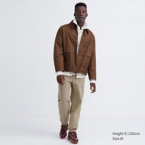 Pantalon Jogger Uniqlo Washed Jersey Femme Beige | 1713703