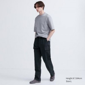 Pantalon Uniqlo Cargo Femme Bleu Marine | 6235235