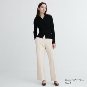 Pantalon Uniqlo Dry Sweat Track Femme Blanche | 886396