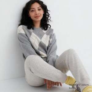 Pantalon Uniqlo HEATTECH Pile Lined Sweat Femme Grise | 8708753