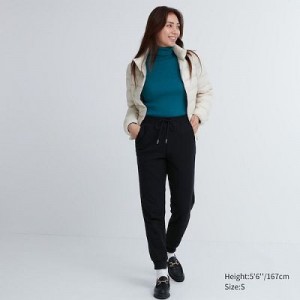 Pantalon Uniqlo HEATTECH Pile Lined Sweat Femme Noir | 8662461