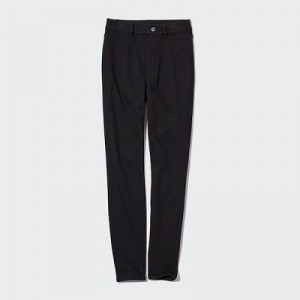 Pantalon Uniqlo HEATTECH Ultra Stretch High-Rise Femme Noir | 8190227