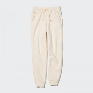 Pantalon Uniqlo Jogger Femme Blanche | 5573744