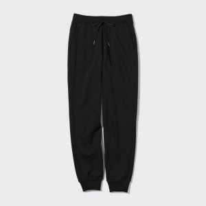 Pantalon Uniqlo Jogger Femme Noir | 7836527