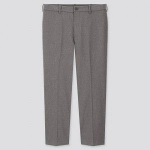 Pantalon Uniqlo Smart Comfort Ankle Length Homme Grise | 5820757