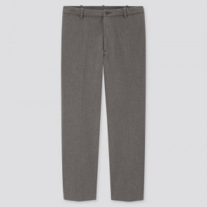 Pantalon Uniqlo Smart Comfort Ankle Length Homme Grise | 9916739