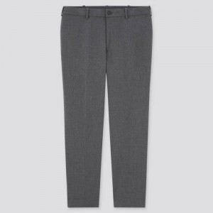 Pantalon Uniqlo Smart Comfort Ankle Length Homme Grise | 8479586