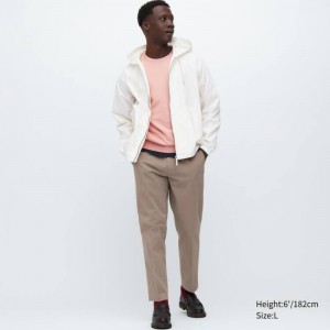 Pantalon Uniqlo Smart Cotton Ankle Length Homme Grise | 4485980