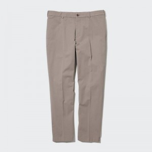 Pantalon Uniqlo Smart Cotton Ankle Length Homme Grise | 2891511