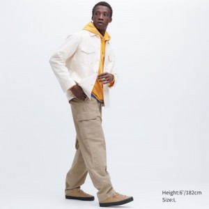 Pantalon Uniqlo Utility Cargo Homme Beige | 6432796