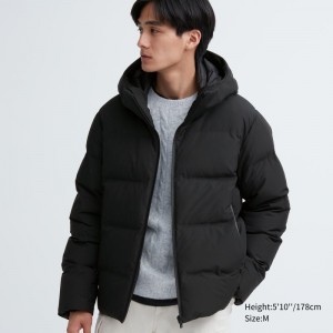 Parka Uniqlo 3d Cut Seamless Down Homme Noir | 5590607