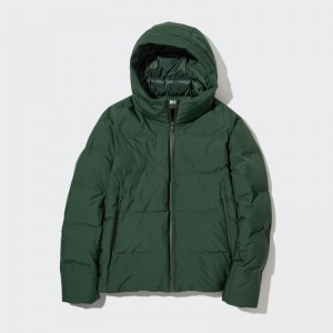 Parka Uniqlo 3d Cut Seamless Down Homme Vert | 1830683