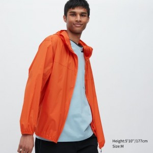Parka Uniqlo Pocketable Uv Protection 3d Cut Homme Orange | 6181389