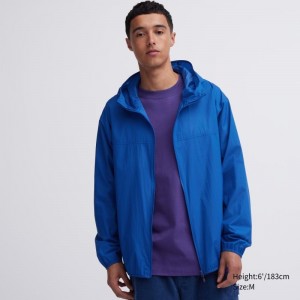 Parka Uniqlo Pocketable Uv Protection 3d Cut Homme Bleu | 5671766