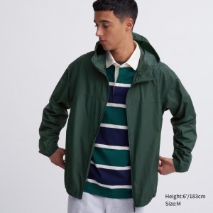 Parka Uniqlo Pocketable Uv Protection 3d Cut Homme Vert | 2800800