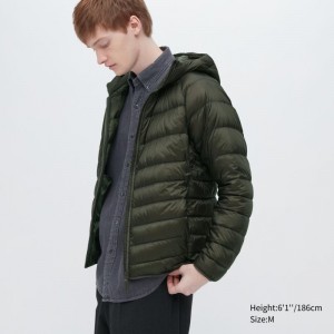 Parka Uniqlo Ultra Light Down 3d Cut Homme Vert Olive | 3067713