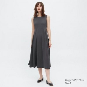 Peignoir Uniqlo Ultra Stretch AIRism Sleeveless Femme Grise | 7246058