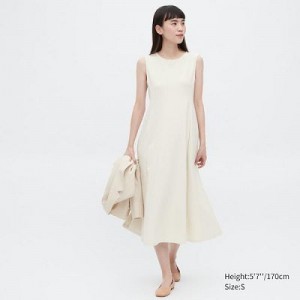 Peignoir Uniqlo Ultra Stretch AIRism Sleeveless Femme Blanche | 1752208