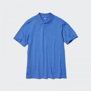 Polos Uniqlo Dry-ex Homme Bleu | 7898890