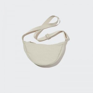Sac Bandoulière Uniqlo Round Mini Femme Blanche | 273646