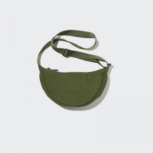 Sac Bandoulière Uniqlo Round Mini Femme Vert Olive | 6527883