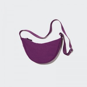 Sac Bandoulière Uniqlo Round Mini Femme Violette | 4249055