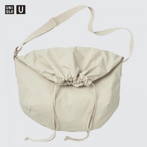 Sacs Fourre Tout Uniqlo Drawstring Femme Blanche | 8409876
