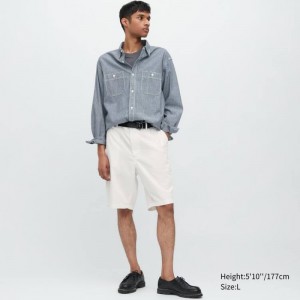 Short Uniqlo Chino Homme Blanche | 6034989