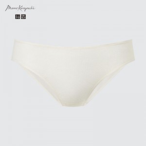 Short Uniqlo Mesh Regular Femme Blanche | 9323053