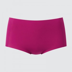 Slips Uniqlo AIRism Ultra Seamless High-Rise Femme Rouge | 2996571