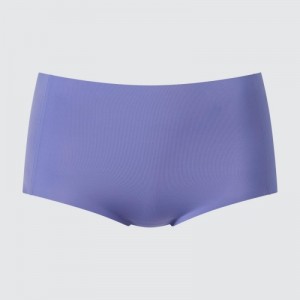 Slips Uniqlo AIRism Ultra Seamless High-Rise Femme Bleu | 4928281