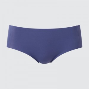 Slips Uniqlo AIRism Ultra Seamless Hiphugger Femme Bleu | 6676990
